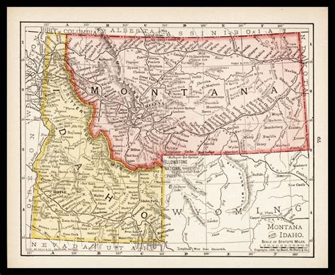 33 Map Of Idaho And Montana Maps Database Source