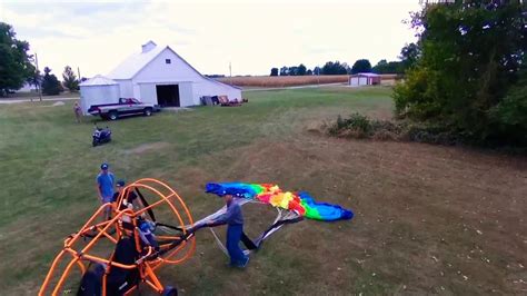 Powered Parachute Flying On The Farm Youtube