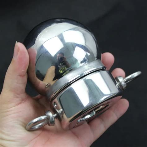 Special Offer High Quality Male Scrotum Pendant Stainless Steel Spherical Scrotum Protective