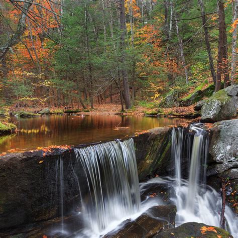 Enders Falls Square Photograph By Bill Wakeley Fine Art America
