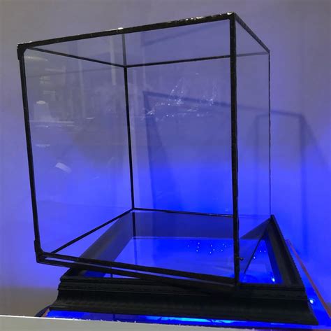 Made To Order Glass Display Case 8x8x9 Glass Cube With Hinged Etsy