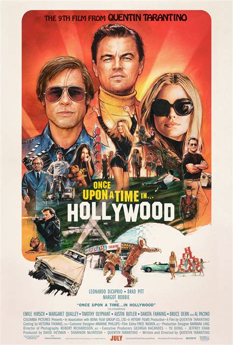 Once Upon A Time In Hollywood Poster Is A Retro Movie Mashup Collider