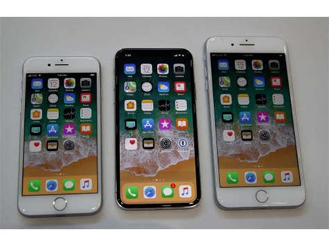 Apple Apple Iphone 8 Vs Iphone 8 Plus Vs Iphone X A