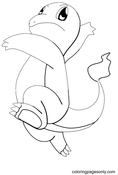 Free Printable Charmander Coloring Pages