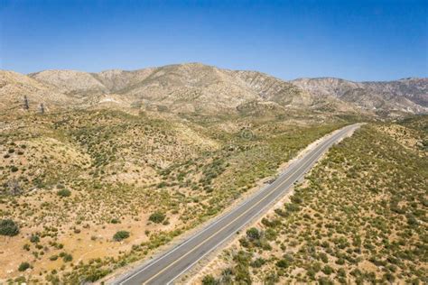 Road Through California Desert Hills Stock Photo Image Of Desert