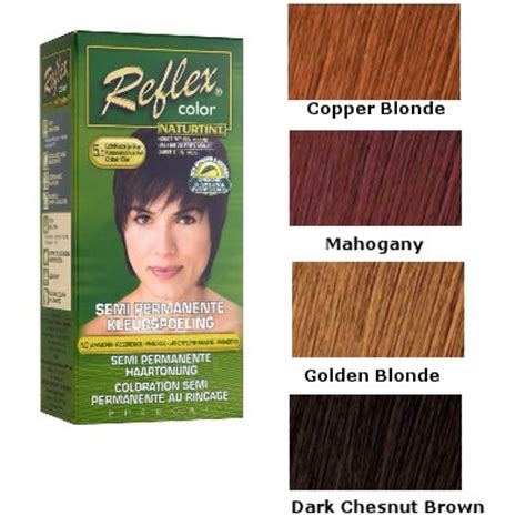 20/05/2014 by zachariahgregory1984 (1 review written) i bought this dye box dark brown from the health shop in west bromwich and used it on my hair on the night without doing a allergy test first silly me it cost me my hair all broke off and fell out within few days and had to cut it also ended up with a rash all over my face but has calmed. Naturtint - Reflex Color Non Permanent Color Rinse