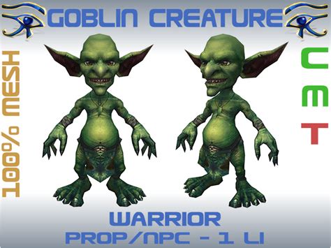 Second Life Marketplace Goblin Creature Warrior