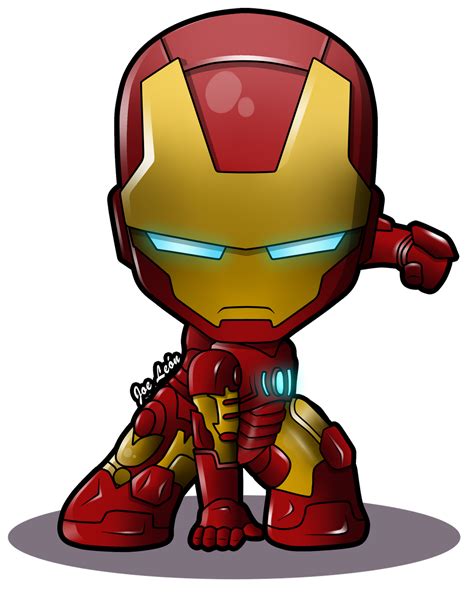 Iron Man Chibi By Joeleon On Deviantart Iron Man Cartoon Chibi