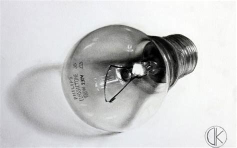 Download light bulb pencil images and photos. Photo realistic drawings by Diego Fazio