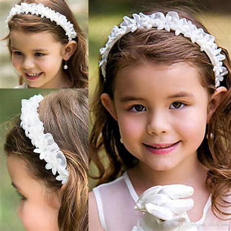 Flower Girl Headbands Toddler Head Flowers Hair Accessories Chiffon