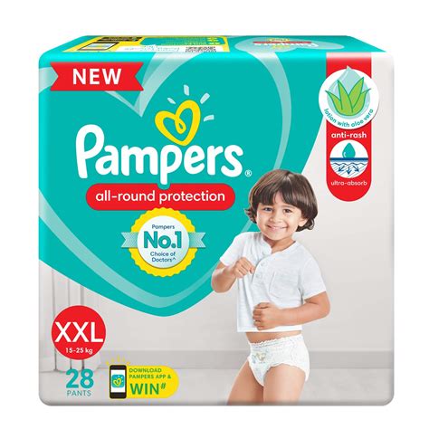 Buy Pampers All Round Protection Pants Double Extra Large Size Baby