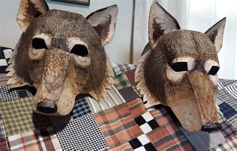 Wolf Mask Pattern Ultimate Paper Mache