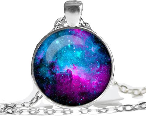 NEBULA Pendant Galaxy Necklace Nebula Galaxy Pendant Jewelry Necklace
