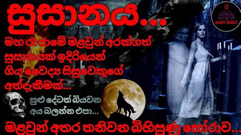 සුසානය 12nightghost Holman Katha Sinhala Ghost Stories Horror