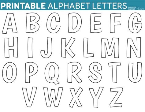 Printable Stencil Letters Room