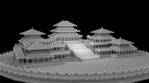 3d Chinese Palace Turbosquid 1858848