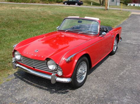 Triumph Tr4a Irs Overdrive And Wire Wheels For Sale Photos Technical
