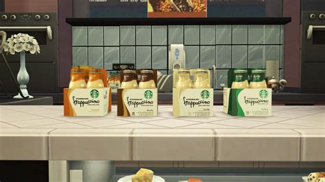 Edible Starbucks Frappuccino Chilled Coffee Drink Sims 4 Sims Sims