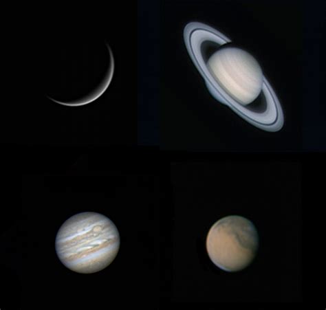 Pictures Of Astronomical Objects With Included Descriptions