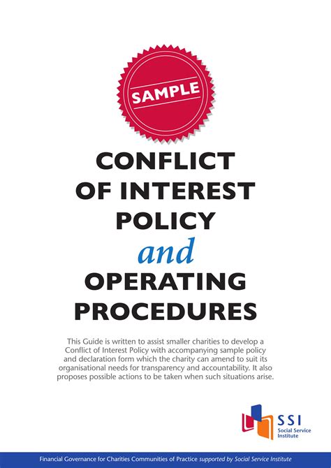 Conflict Of Interest Policy 15 Examples Format How To Properly Pdf