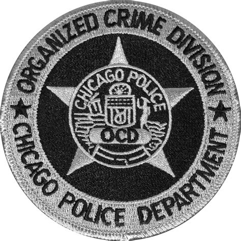 Chicago Police Round Patch Organized Crime Division Chicago Cop Shop