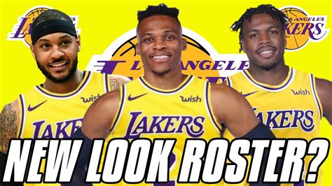 Lakers Unbeatable New Look Roster For 2021 22 Los Angeles Lakers 2021