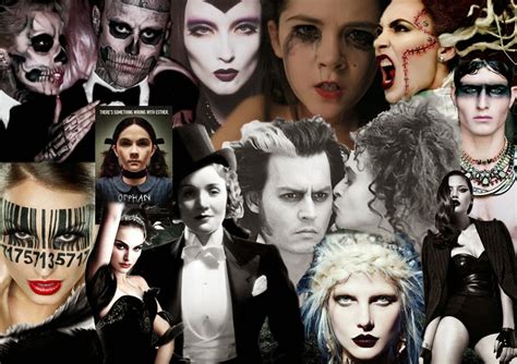 Level 4 Make Up In Motion Gothic Horror Research Moodboard Of