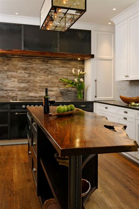 Find the best for guides to kitchen countertops. Kitchen Island With Rustic, Live-Edge Walnut Countertop | HGTV
