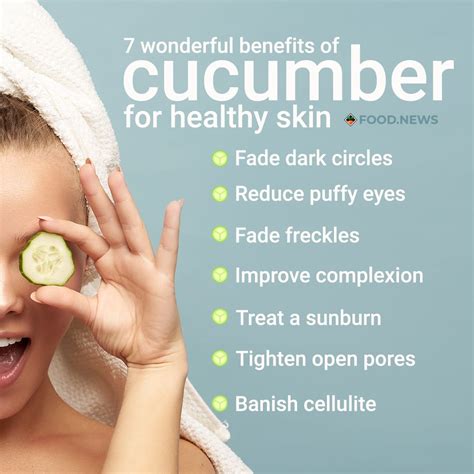 Cucumber For Healthy Skin Studying Food Healthy Skin Cucumber Benefits