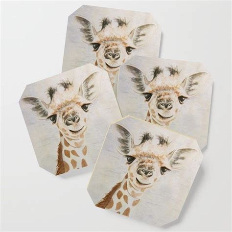 Giraffe Coaster By Dominika Aniola