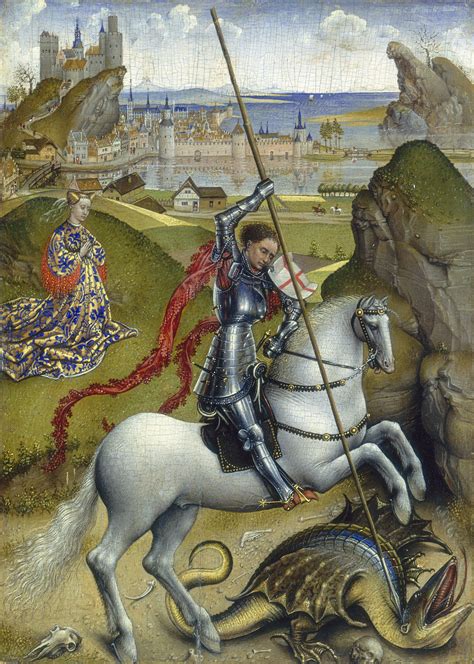 Rogier Van Der Weyden Saint George And The Dragon National Gallery Of Art Washington Dc