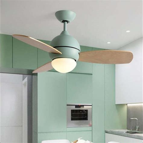 This metal fan is big enough to circulate some serious air while still small enough for bedrooms with low. Nordic Ceiling Fans With Lights Cooling Modern Low Profile ...