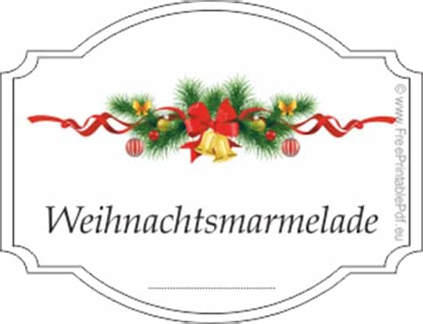 Diy schneegestöber / süßes geschenk zu weihnachten + gratis vorlage. Etiketten für Weihnachtsmarmelade zum ausdrucken | PDF ...