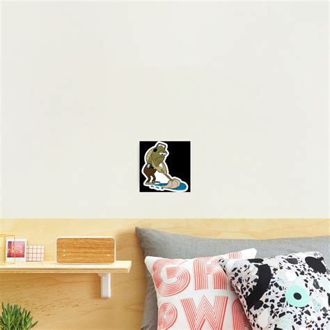 Fred The Fish Mopping Meme Photographic Print By Elombs46011 Redbubble