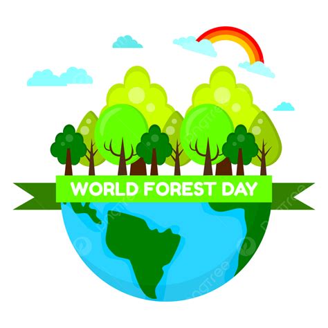 International Forest Day Poster Banner Illustration International