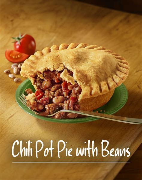 Of course you are, you're at chili's! If you love chili, but don't like the hassle, this Chili Pot Pie with Beans filled with premium ...