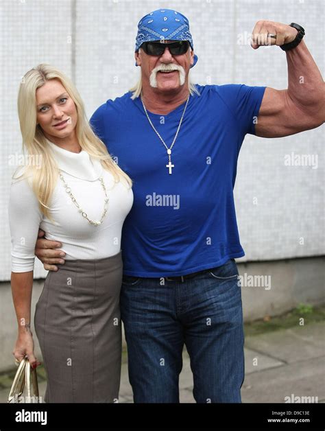 Hulk Hogan And His Wife Jennifer Mcdaniel At The Itv Studios London