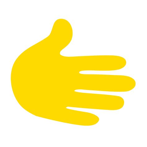 Yellow Hand Showing Symbol Png 11099596 Png