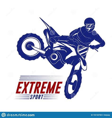 Motocross Jump Logo Vector Motocross Freestyle Vector Motocross