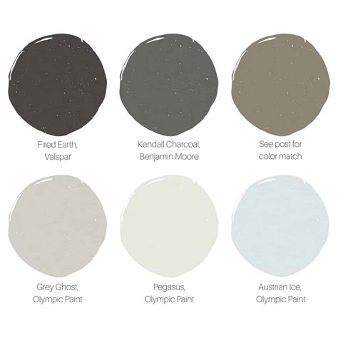 Farmhouse Valspar Paint Color Palette Whole House Color Finland Lupon