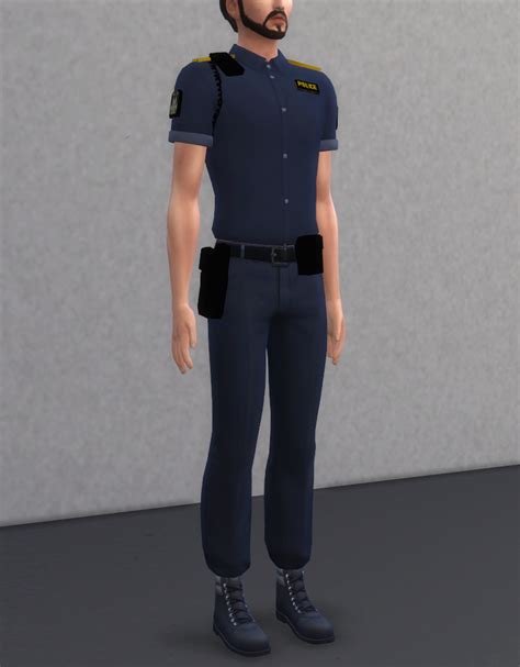 Police Uniforms Deco Sims To Sims Back In Early Royal Cc