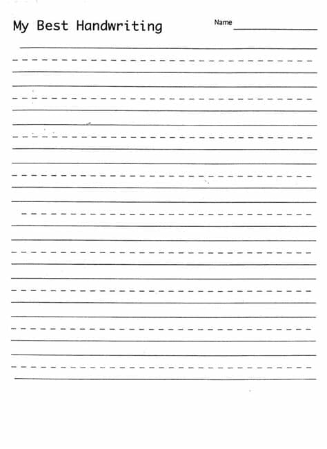 These teacher fonts help students learn both print and cursive writing. Handwriting Practice Sheet | Handwriting practice sheets ...