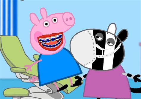 Background Peppa Pig House Wallpaper Scary