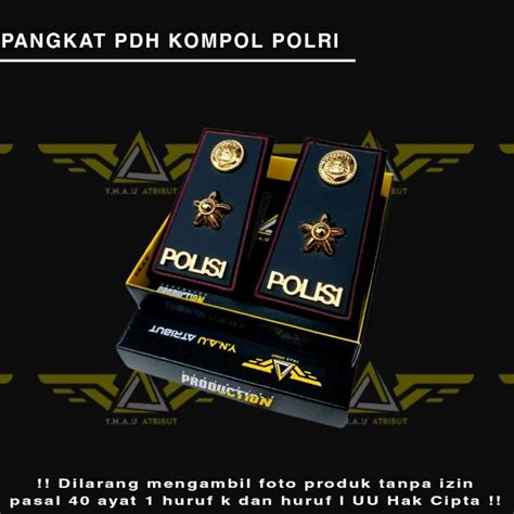 Jual Pangkat Pdh Kompol Polri Exclusive Shopee Indonesia