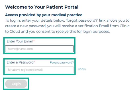 Logging Into The Patient Portal