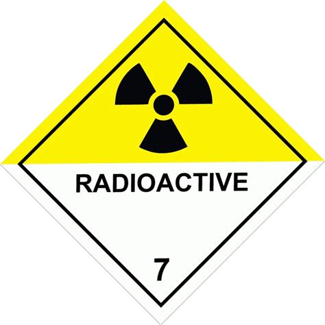 Radioactive (imagine dragon cover) — breaking conspiracy. UN Hazard Warning Diamond Class 7 Radioactive Material ...