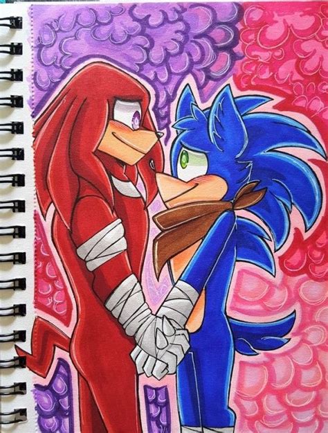 Art And Space Gays Sonic And Knuckles Sonic Boom Fan Art