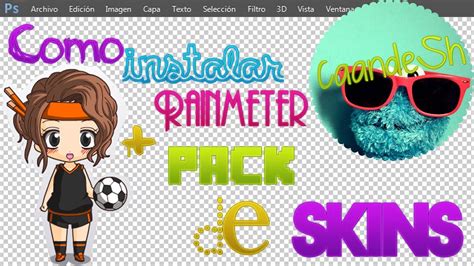 Como Instalar RainMeter Pack De Skins YouTube