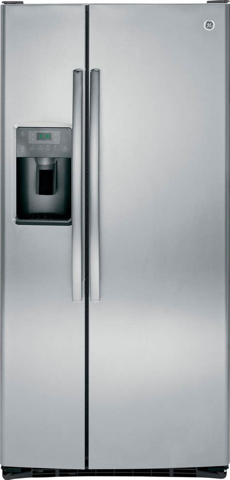Ge Ft Side By Side Refrigerator With Ice Maker Stainless Steel Energy
