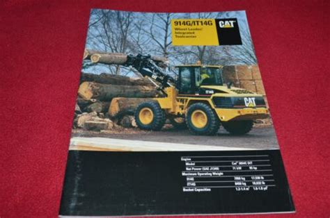 Caterpillar 914g It14g Tool Carrier Wheel Loader Dealers Brochure